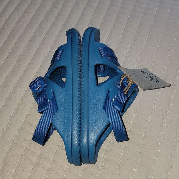 New Chaco Chillos Light Blue Adjustable Strap Performance Sport Sandals Size 2 - Picture 12 of 13